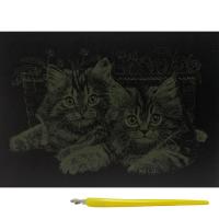 Гравюра Gold Metallic: Кошеня (А5) Економ Danko toys ГрА5