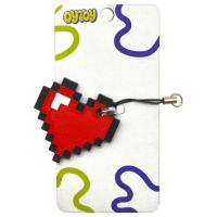 Брелок 3d друк Minecraft 2D Heart / Серце Keychain OYTOY 1033100