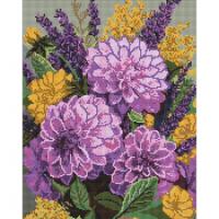 Алмазна мозаїка "Фіолетовий танок" ©art_selena_ua AMO20057, 40х50 см