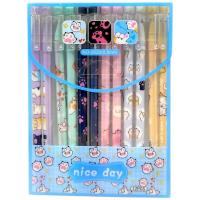 Ручка гелева Пиши-стирай синя Лапка 12 штук MIC 2025