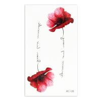 Тимчасові тату Червоні маки MiC RC-129