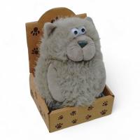 Мʼяка іграшка Кіт Кругляш, (13 см), сірий MIC C6303