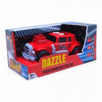 Машинка інтерактивна, підсвічування, звукові ефекти, режим демонстрації, прогумовані колеса, рухи вперед-назад (червона) MIC PC88-06