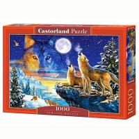 Пазли Вовки виють на місяць, 1000 ел Castorland С-103317