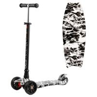 Самокат триколісний Best Scooter, чорно-білий MiC 10533