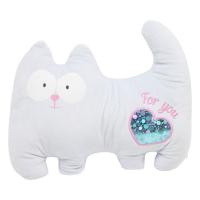 М'яка іграшка Котик Лапочка, блакитний Копиця 00295-999