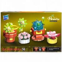 Конструктор Flowers. Сукуленти (436 дет) Zuanma 114-16