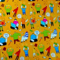 Папір подарунковий (100х70 см), 1 аркуш Експрес Удачі арт. 32-114