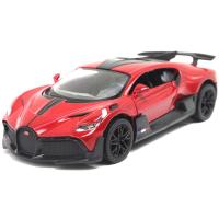 Машинка металева Bugatti Divo 5, червоний Kinsmart KT5442W