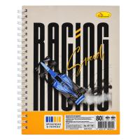 Блокнот для записів "Racing speed" АП-1708-14 формат А5, 80 аркушів, пружина збоку