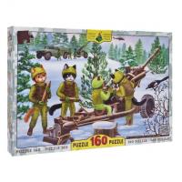 Пазли Котики ЗСУ. Артилеристи, 160 елементів Київська фабрика іграшок 84696