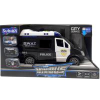 Машина Поліція інерційна, озвучена, зі світлом, в коробці (30*16,5*12,5 см) MIC S977-30