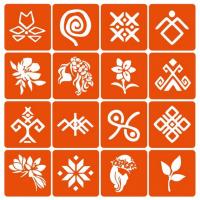 Набір трафаретів для біо-тату "Мавка" Mavka_simple-16