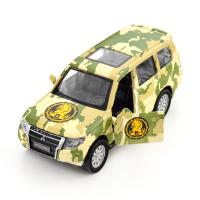 Машинка металева із серії Шеврони Героїв - Mitsubishi Pajero 4WD Turbo  - 47 ОМБр TechnoDrive 250361M