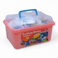 Конструктор пластиковий Building Blocks, 1000 деталей (рожевий) MIC 10800A-1