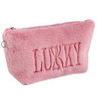 Дитяча косметичка T21390 плюшева з логотипом