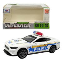 Машинка 1:32 металева інерційна поліцейська, (БІЛА) xu ye K175B9