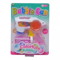 Пістолет для пускання мильних бульбашок (рожевий) Qiale 501A