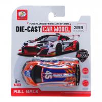 Іграшкова машинка металева, інерційна (помаранчева) 399 Toys QH148638