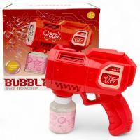 Пістолет з мильними бульбашками в коробці (червоний) MIC 66-56