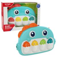 Ігровий центр піаніно Динозаврик, музика, світло HUANGER HE0644