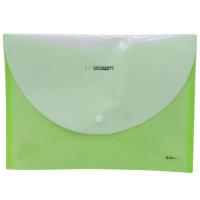 Папка пластикова на кнопці А4 (ЗЕЛЕНА) Axent 1404-20-A