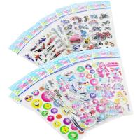 Набір об'ємних наліпок, 12 аркушів (мікс) MiC XYK