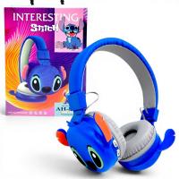 ДИТЯЧІ НАВУШНИКИ СТИЧ / Stitch (СИНІ) MIC AH-806