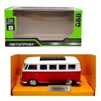 МАШИНА АВТОПРОМ, 1:38 Volkswagen T1 (ЧЕРВОНИЙ) Автопром 4387