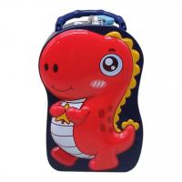 Скарбничка дитяча, металева Діно-сумочка (синій) MIC S-288ЛК