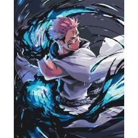 Картина по номерах Ремен Сукуна. Магічна битва 40x50 см Origami LW13860