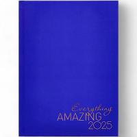 Щоденник (блокнот) датований, 2025 рік Motivation, A5, 336 сторінок у лінійку buromax BM.2171-39