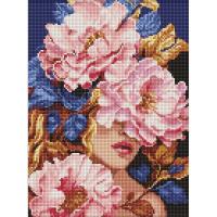 Алмазна мозаїка Квіткова чарівність, (30х40 см.) Ідейка AMO8019