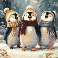 Картина за номерами - Щасливі співи ©art_selena_ua, 40х40см Ideyka KHO6856