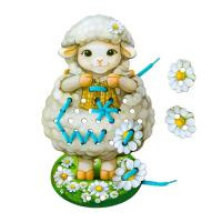 Деревʼяне шнурівка Овечка Ubee ПСД131