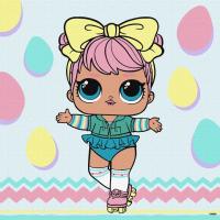 Картина за номерами "L.O.L. Surprise! Spring Bling DAWN" KHO1226, 30х30 см