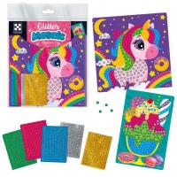 Набір для творчості з блискучою мозаїкою «Єдиноріг та морозиво» Vladi Toys VT4511-12