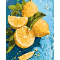 Картина за номерами Лимонна насолода 40*50 см Origami LW3527