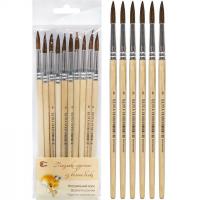 Пензлик художній "Білка" 89599 кругла 20 см