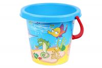 Відерце з барвистим малюнком (блакитне) Технок 3107