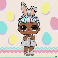 Картина за номерами "L.O.L. Surprise! Spring Bling CARATS" KHO1227, 30х30 см