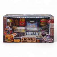 Ігровий набір Магазин: Фаст-фуд, касовий апарат, продукти, гроші Hong Chuan Sheng Toys 689-35