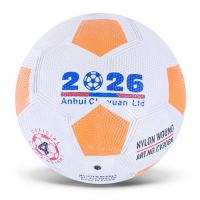 Мʼяч футбольний, гумовий, розмір 5, помаранчевий MIC FB24360