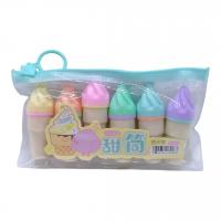 Набір маркерів Морозиво, 6 кольорів MIC CE150402