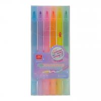 Набір фломастерів Пиши-стирай, 6 кольорів TIANHAO HD24-6