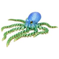 Іграшка рухлива 3D Восьминіг (РІЗНОКОЛЬОРОВИЙ ГРАДІЄНТ) MIC 04-43169