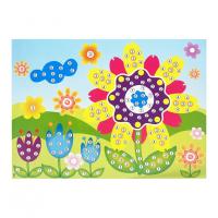 Дитяча мозаїка за номерами "Поле квітів" 13-126-19, 5 кольорів