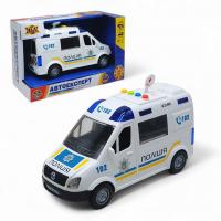 Машинка інерційна Поліція серія Авто Експерт, світло, звук (укр) TK Group 69609