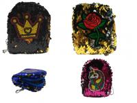 Гаманець-брелок, з паєтками MiC sms1229