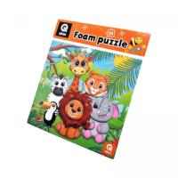 Пазли фомові, 25 ел Левова команда qbee QB100-003